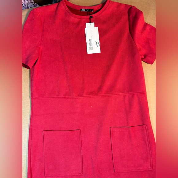 Zara Dresses & Skirts - Zara‎ red sheath dress with pockets